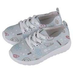 Winter Pattern Background Element Kids  Lightweight Sports Shoes by danenraven