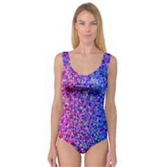 Abstract Triangle Tile Mosaic Pattern Princess Tank Leotard  by danenraven