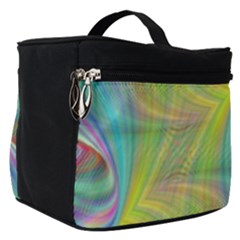 Ellipse Pattern Elliptical Abstract Make Up Travel Bag (small)