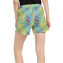 Ellipse Pattern Elliptical Abstract Women s Runner Shorts View2