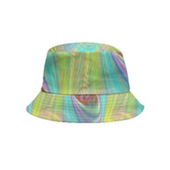 Ellipse Pattern Elliptical Abstract Inside Out Bucket Hat (kids) by Wegoenart