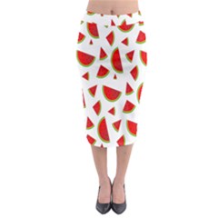 Fruit Midi Pencil Skirt