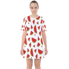 Fruit Sixties Short Sleeve Mini Dress by nateshop