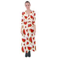 Fruit Button Up Maxi Dress by nateshop