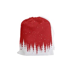 Merry Cristmas,royalty Drawstring Pouch (medium) by nateshop