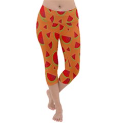 Fruit 2 Lightweight Velour Capri Yoga Leggings by nateshop