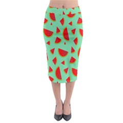 Fruit5 Midi Pencil Skirt