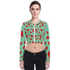 Fruit5 Long Sleeve Zip Up Bomber Jacket