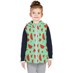 Fruit5 Kids  Hooded Puffer Vest