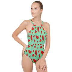 Fruit5 High Neck One Piece Swimsuit