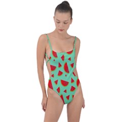 Fruit5 Tie Strap One Piece Swimsuit