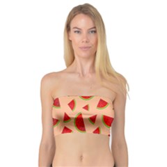 Fruit-water Melon Bandeau Top by nateshop