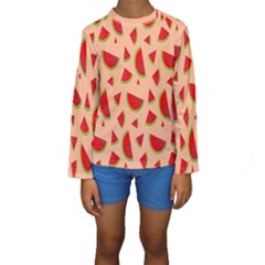 Fruit-water Melon Kids  Long Sleeve Swimwear by nateshop