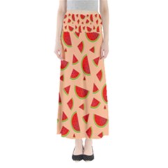 Fruit-water Melon Full Length Maxi Skirt by nateshop