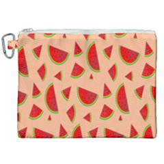 Fruit-water Melon Canvas Cosmetic Bag (xxl) by nateshop