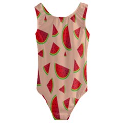 Fruit-water Melon Kids  Cut-Out Back One Piece Swimsuit