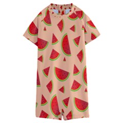 Fruit-water Melon Kids  Boyleg Half Suit Swimwear by nateshop