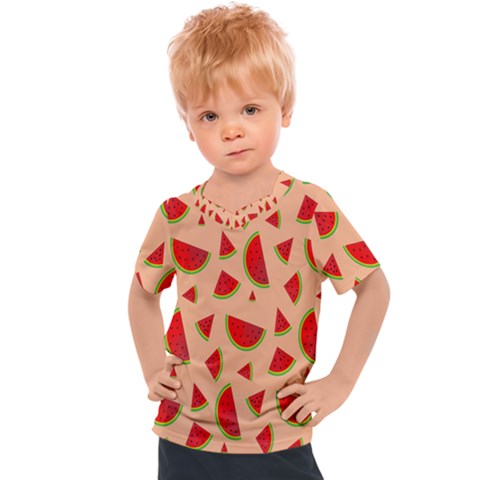 Fruit-water Melon Kids  Sports Tee by nateshop