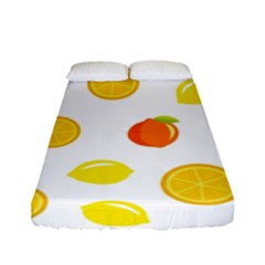 Fruits,orange Fitted Sheet (full/ Double Size) by nateshop