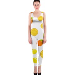 Fruits,orange One Piece Catsuit by nateshop