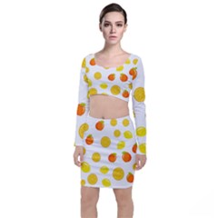 Fruits,orange Top And Skirt Sets by nateshop