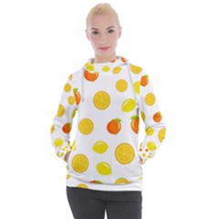 Fruits,orange Women s Hooded Pullover