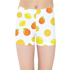 Fruits,orange Kids  Sports Shorts