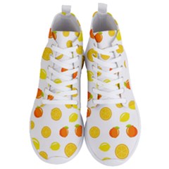 Fruits,orange Men s Lightweight High Top Sneakers by nateshop