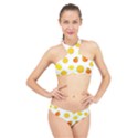 Fruits,orange High Neck Bikini Set View1