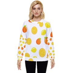 Fruits,orange Hidden Pocket Sweatshirt by nateshop