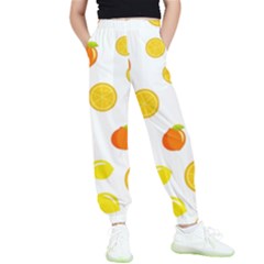 Fruits,orange Kids  Elastic Waist Pants by nateshop