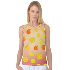 Fruits-gradient,orange Women s Basketball Tank Top by nateshop