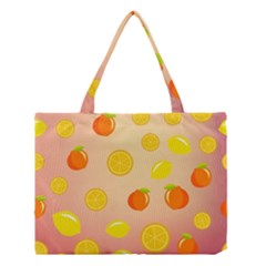 Fruits-gradient,orange Medium Tote Bag by nateshop