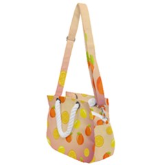 Fruits-gradient,orange Rope Handles Shoulder Strap Bag