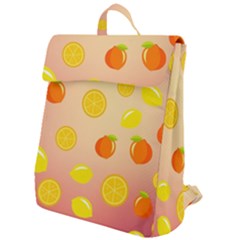 Fruits-gradient,orange Flap Top Backpack by nateshop