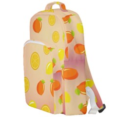 Fruits-gradient,orange Double Compartment Backpack