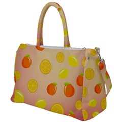 Fruits-gradient,orange Duffel Travel Bag by nateshop