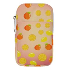 Fruits-gradient,orange Waist Pouch (Large)