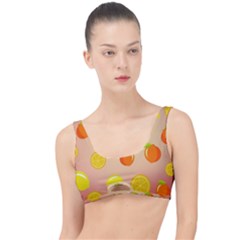 Fruits-gradient,orange The Little Details Bikini Top by nateshop