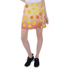 Fruits-gradient,orange Tennis Skirt by nateshop