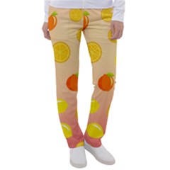Fruits-gradient,orange Women s Casual Pants by nateshop