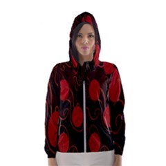 Circles-1 Women s Hooded Windbreaker