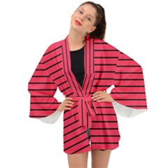 Colors,lines Long Sleeve Kimono by nateshop