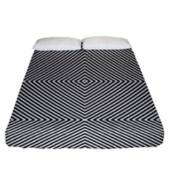 Diagonal Fitted Sheet (queen Size) by nateshop