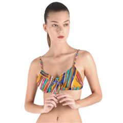 Fabric-2 Tie Up Cut Bikini Top by nateshop