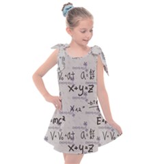 Pattern Wallpaper Math Formula Albert Einstein Kids  Tie Up Tunic Dress by danenraven