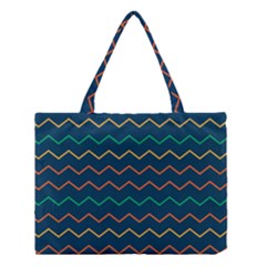 Pattern Zig Zag Colorful Zigzag Medium Tote Bag