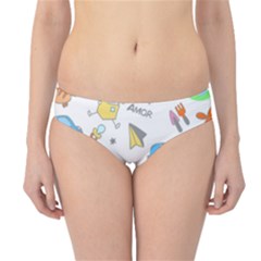 Children Pattern Cute Pattern Hipster Bikini Bottoms by Wegoenart