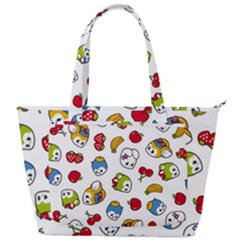 Illustration Vector Fruit Animal Cartoon Pattern Back Pocket Shoulder Bag  by Wegoenart