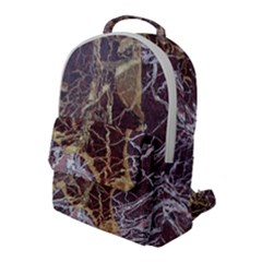 Marble Pattern Texture Rock Stone Surface Tile Flap Pocket Backpack (large) by Ravend